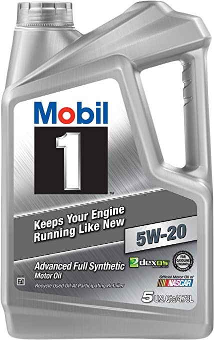 MOBIL 1 5W-20 FULL SYNTHETIC ENGINE OIL- 5L