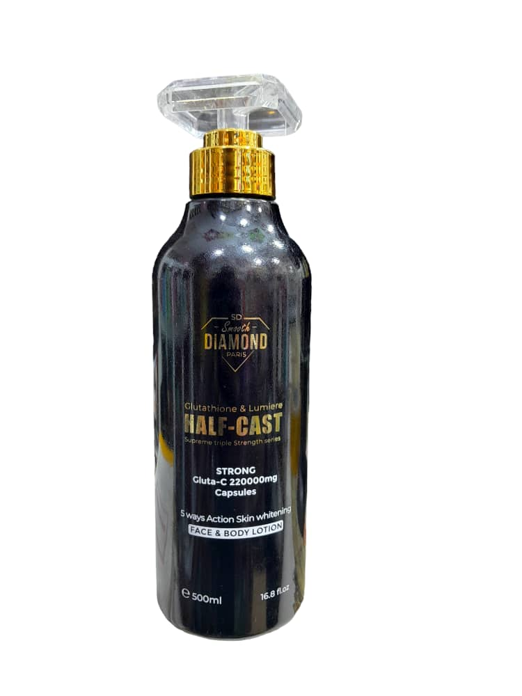 Smooth Diamond Paris Half Cast Glutathione & Lumiere Face & Body Lotion – 500ml