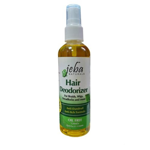 Jeba Naturals Hair Deodorizer – Anti-Dandruff, Anti-Itch (Oil-Free) 120ml