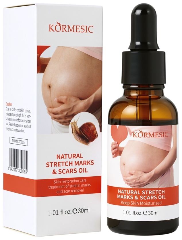 Kormesic Natural Stretch Marks & Scars Oil – 30ML