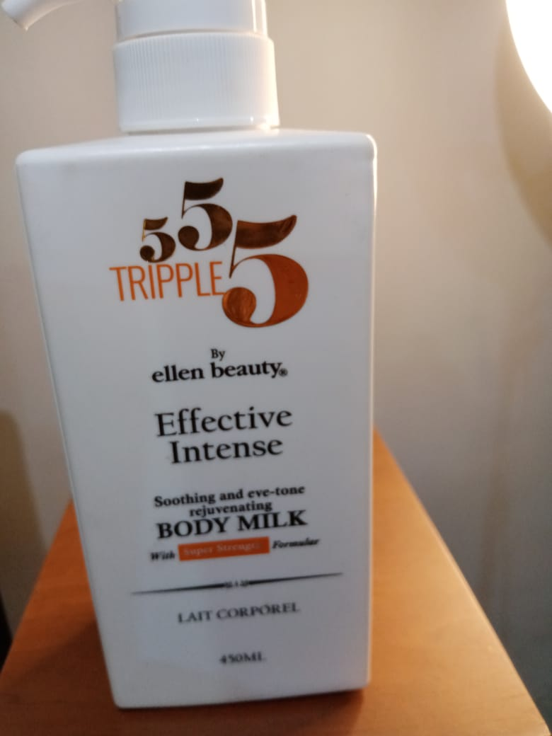 Ellen Beauty Tripple 5 Effective Intense Soothing & Even-Tone Rejuvenating Body Milk – 450ml